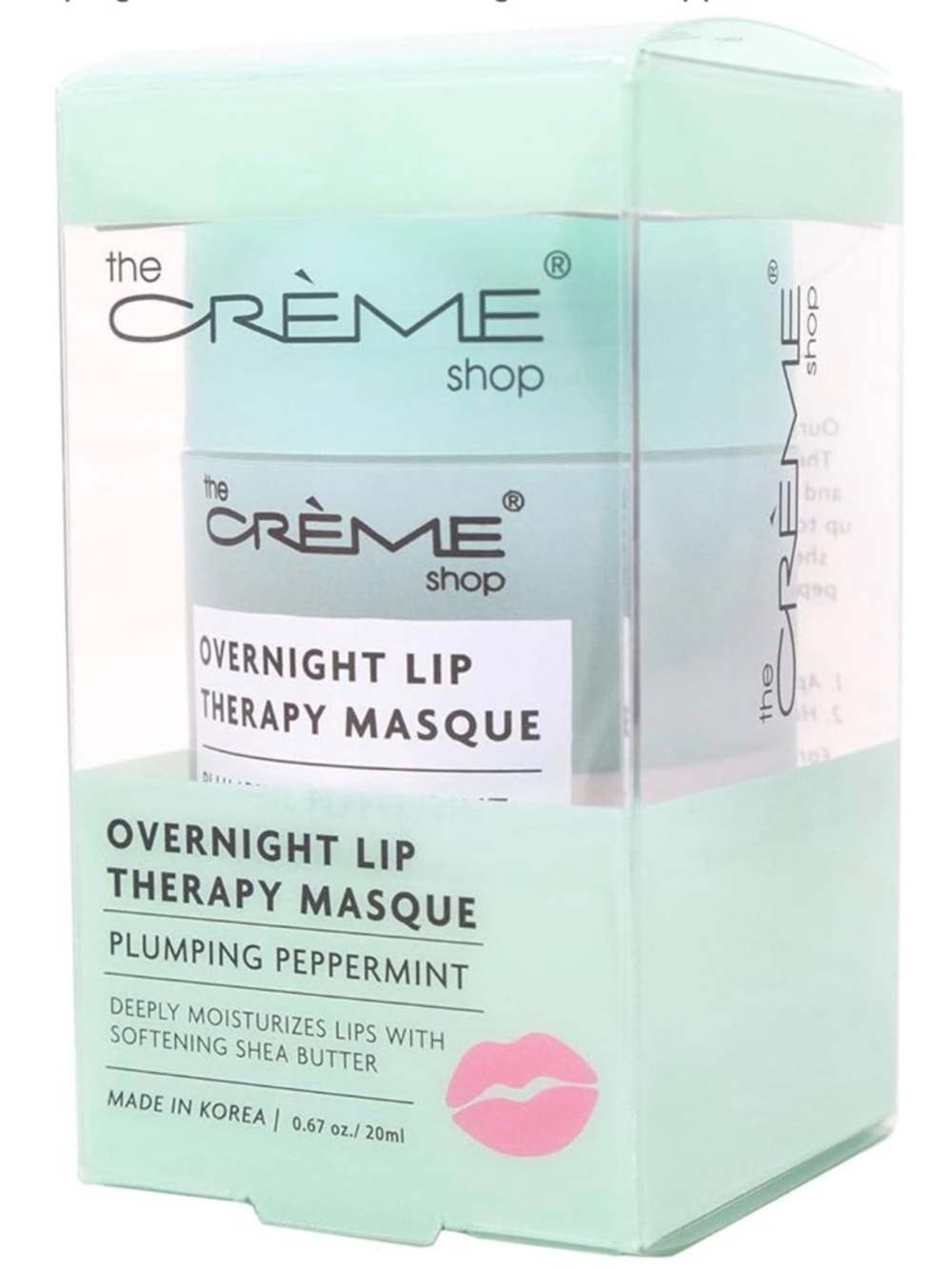 the CRÈME shop Overnight Lip Therapy Masque Plumping Peppermint